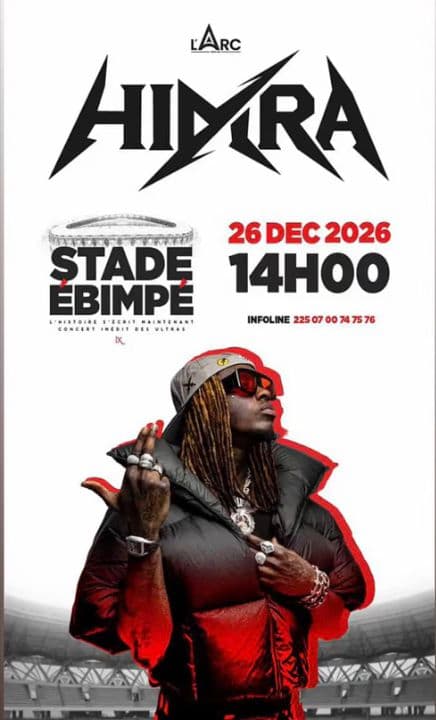 HIMRA EN CONCERT AU STADE EBIMPE